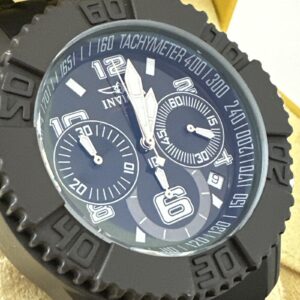 Invicta Men's 'TI-22' Quartz Titanium and Polyurethane Watch Black 22443