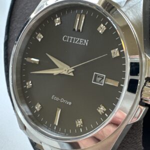 Citizen Eco Drive Corso Men's Diamond Stainless Steel Watch BM7100-59H