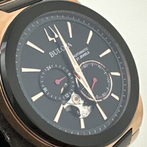 Bulova Latin Grammy Edition Rose Gold Automatic Watch 98A236 *6.5 Inch wrist*