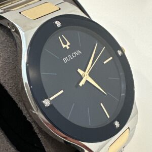 Bulova Millennia Men's Quartz Diamond Accent Two-Tone 43mm Watch 98E117