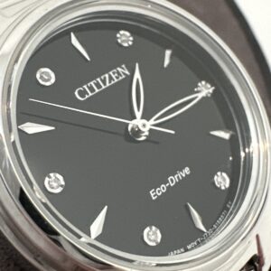 Citizen Women's  Diamond Black Dial 29mm Watch FE2100-51E