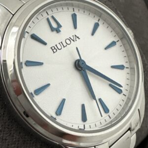 Bulova Sutton Women's Quartz Blue Accents Silver-Tone Dial 28mm Watch 96L285
