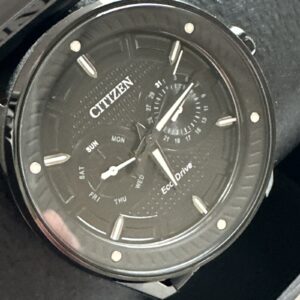 Citizen Eco-Drive Men's CTO Black Dial Bracelet Watch 42mm BU4025-59E