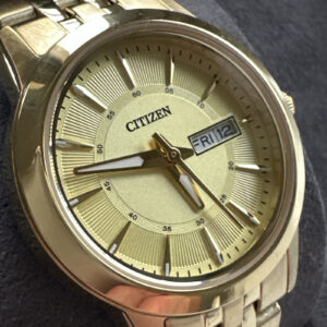 Citizen Quartz Gold Dial Yellow Gold-tone Ladies Watch EQ0603-59P