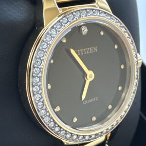 Citizen Womens Quartz Classic Quartz Gold Stainless Steel Watch 24 MM EZ7012-85E