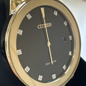 Citizen Eco-Drive Axiom Men's Diamond Accents Gold-Tone 40mm Watch AU1062-56G