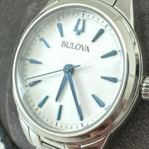 Bulova Sutton Women's Quartz Blue Accents Silver-Tone Dial 28mm Watch 96L285
